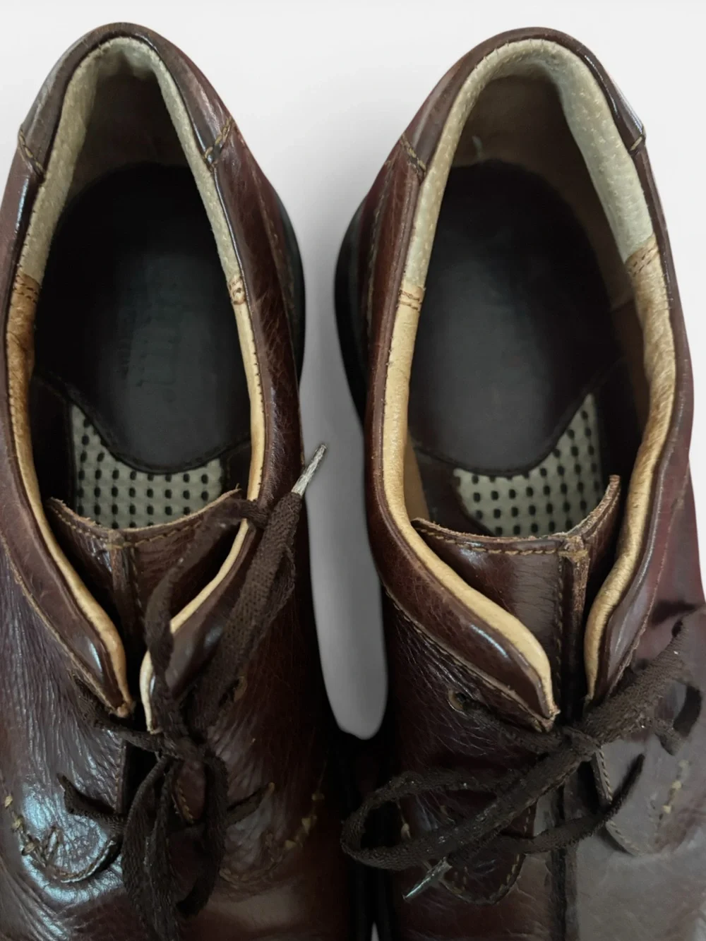 Born Ridgeway Cinnamon Brown Leather Oxford Shoes Size 11